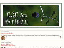 Tablet Screenshot of egedentarifler.com